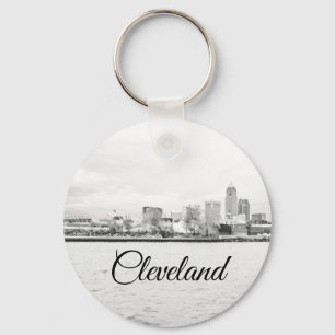 Porte-clés Skyline Cleveland Ohio