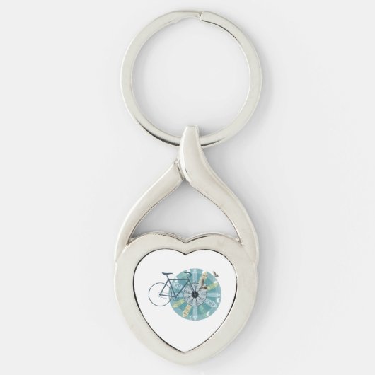 Porte-clés Skyline d'Amsterdam (Devant)