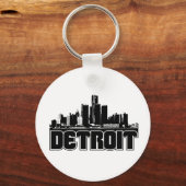 Porte-clés Skyline de Détroit (Recto)