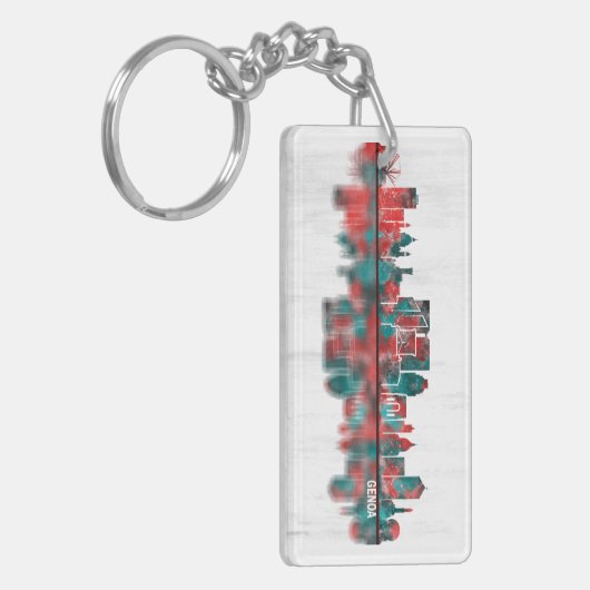 Porte-clés Skyline de Gênes (Devant gauche)