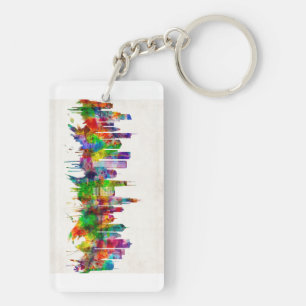 Porte-clés Skyline de l'Illinois