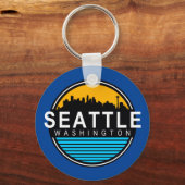Porte-clés Skyline de Seattle (Recto)