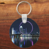 Porte-clés Skyline de Singapour (Recto)