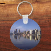 Porte-clés Skyline de Vancouver, Colombie-Britannique, Canada (Recto)