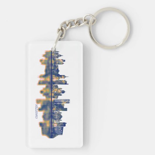 Porte-clés Skyline Helsinki (Dos)