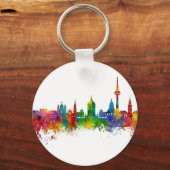 Porte-clés Skyline Mannheim Allemagne (Recto)