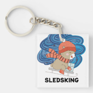 Porte-clés Sledsing Personnalisable