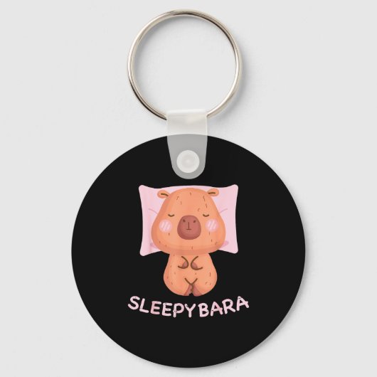 Porte-clés Sleeng Capybara Pajamas Nightgown Sleepybara Roden (Recto)