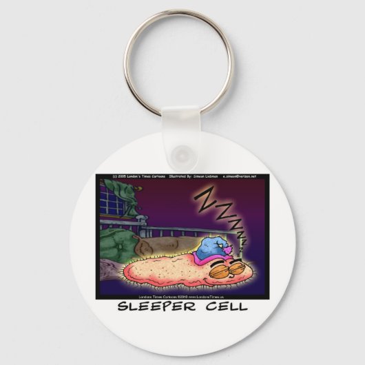 Porte-clés Sleeper Cell Drôle Dons Tee - shirts et Objets de  (Recto)