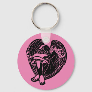 Porte-clés Sleeping Angel fille Imaginaire religieux art abst