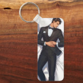 Porte-clés Sleeping Elegant Anime Man (Recto)