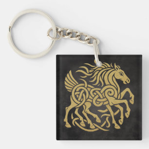 Porte-clés Sleipnir Cheval à Huit Pattes Mythologie Nordique