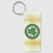 Porte-clés SlipperyJoe fête la Saint Patrick's Day Iris (Recto)