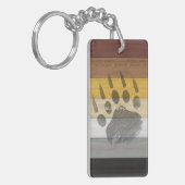 Porte-clés SlipperyJoe's artistic Bear Wood gay gifts Bear Br (Devant gauche)