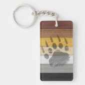 Porte-clés SlipperyJoe's artistic Bear Wood gay gifts Bear Br (Devant)