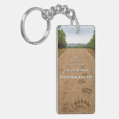 Porte-clés SlipperyJoe's bears will kill you paw prints press (Devant gauche)