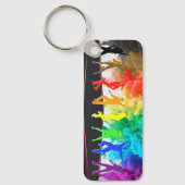 Porte-clés SlipperyJoe's Dancing Pride Shadows cadeaux gay ar (Recto)