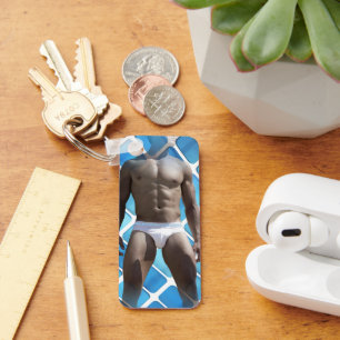 Porte-clés SlipperyJoe's Homme sous-vêtements 6 pack poitrine