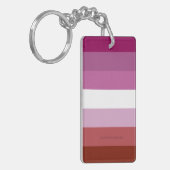 Porte-clés SlipperyJoe's lesbian pride flag feminine communit (Devant gauche)