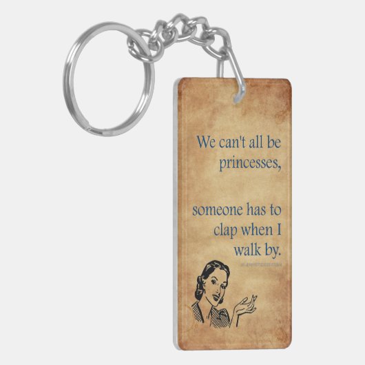 Porte-clés SlipperyJoe's Princess clap marchant drôle les ann (Devant gauche)