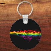 Porte-clés SlipperyJoe's Rainbow vapor ripple arc en ciel c (Recto)