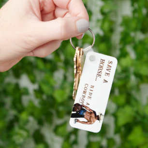 Porte-clés SlipperyJoe's sauve cheval monter chapeau de cowbo