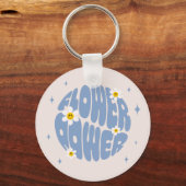 Porte-clés Slogan d'alimentation des fleurs (Recto)