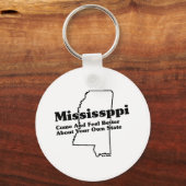 Porte-clés Slogan de l'État du Mississippi (Recto)