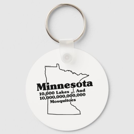 Porte-clés Slogan d'État du Minnesota (Recto)