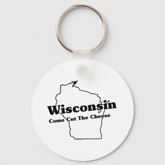 Porte-clés Slogan d'État du Wisconsin (Recto)