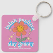 Porte-clés Slogan Super pour un séjour positif (Dos)