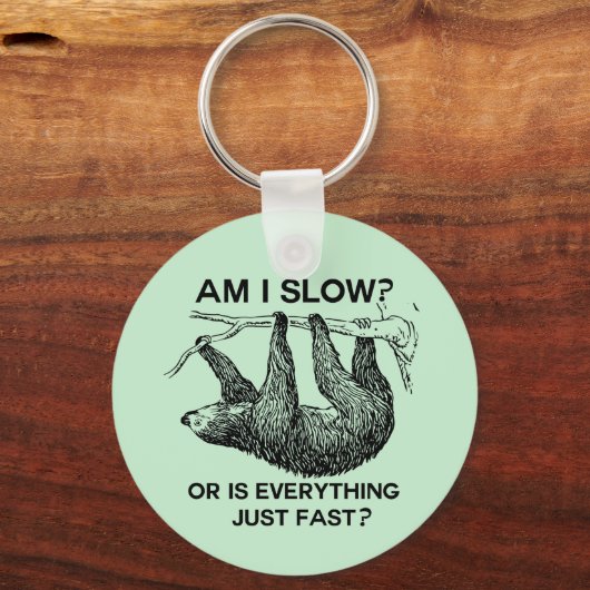 Porte-clés Sloth à I Slow ? (Verso)