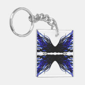 Porte-clés Sloth Abstract 7 Deadly Sins Alcohol Ink Art (Devant gauche)