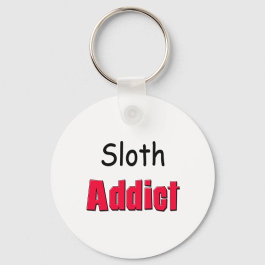 Porte-clés Sloth Addict (Recto)