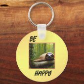Porte-clés Sloth "Be You Unique", (Verso)