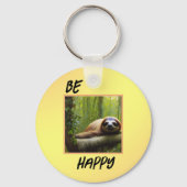 Porte-clés Sloth "Be You Unique", (Verso)