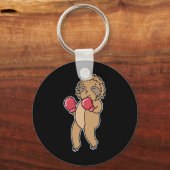 Porte-clés Sloth Boxing (Recto)