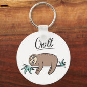 Porte-clés Sloth dit "Chill" (Recto)
