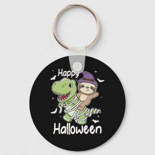 Porte-clés Sloth Halloween Joyeux T-rex costume maman