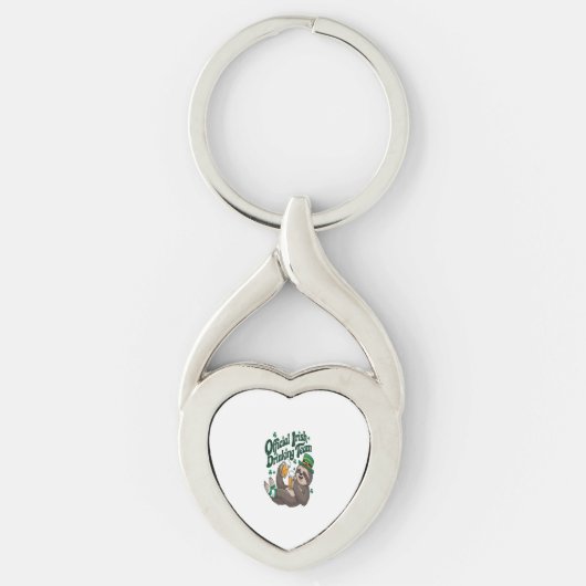 Porte-clés Sloth Irish Drinking St Patrick's Day (Devant)