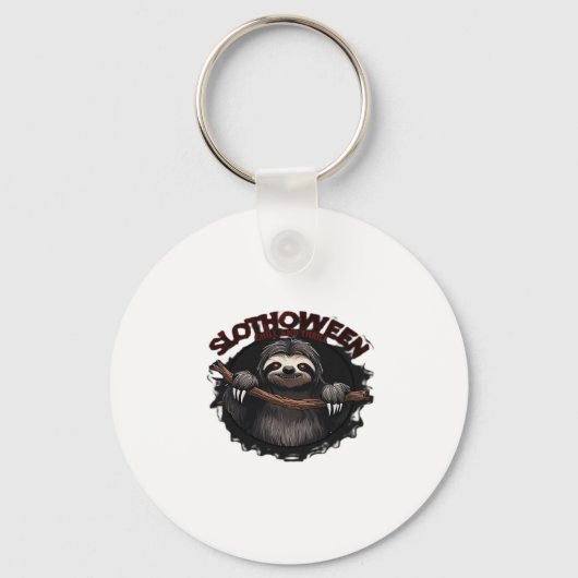 Porte-clés Slothoween Chill And Thrill - Déplaisant Sloth Cla (Recto)