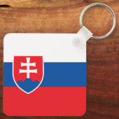 Porte-clés Slovakia Flag (Verso)