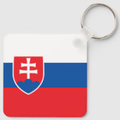 Porte-clés Slovakia Flag (Dos)