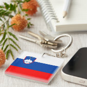 Porte-clés Slovenia Flag (Devant Droit)