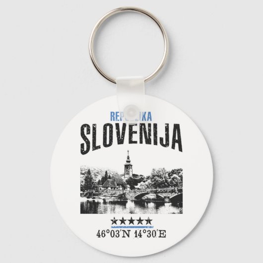 Porte-clés Slovénie (Recto)