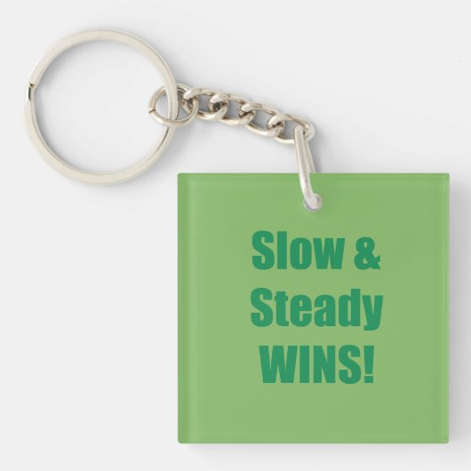 Porte-clés Slow & Steady WINS! (Devant)