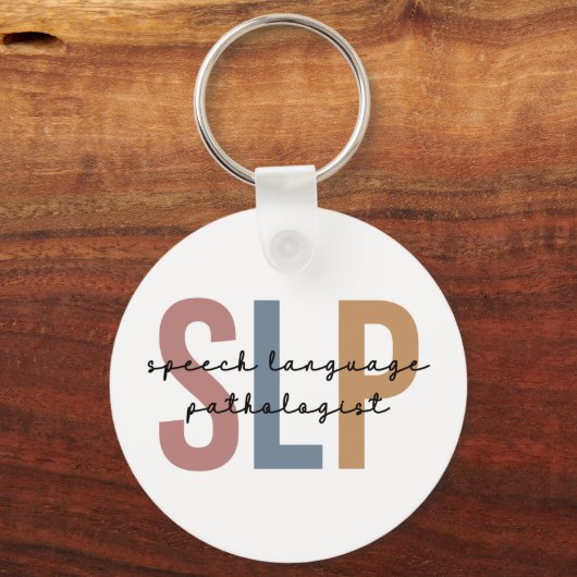 Porte-clés SLP - Langue Pathologiste Retro (Recto)