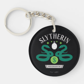 Porte-clés SLYTHERIN™ House Double Snake Locket Graphique