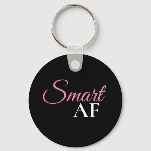 Porte-clés Smart AF Pink Expression Statement Keychain (Recto)