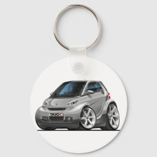 Porte-clés Smart Silver Car
